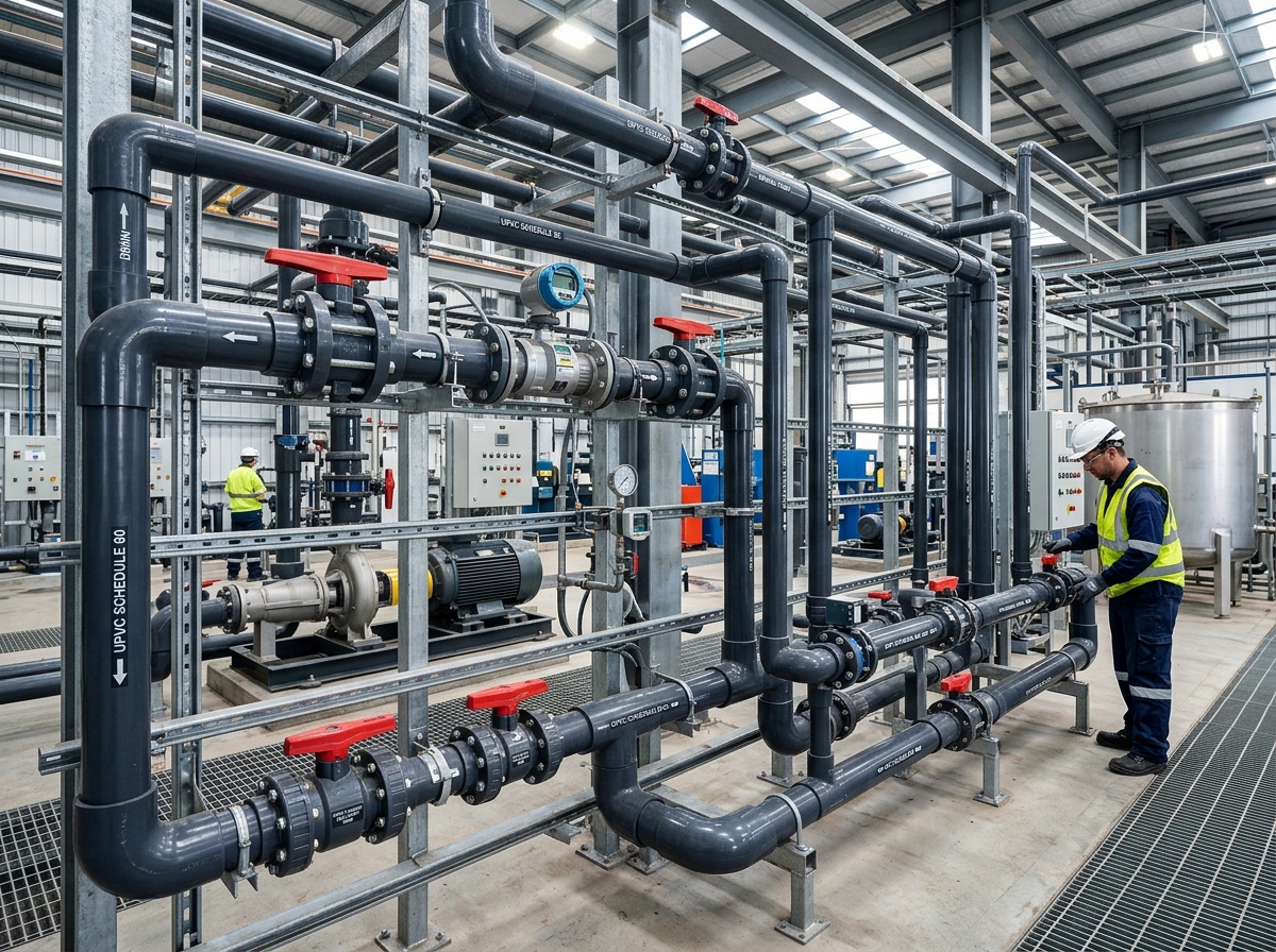 Industrial UPVC & Thermoplastic Piping System